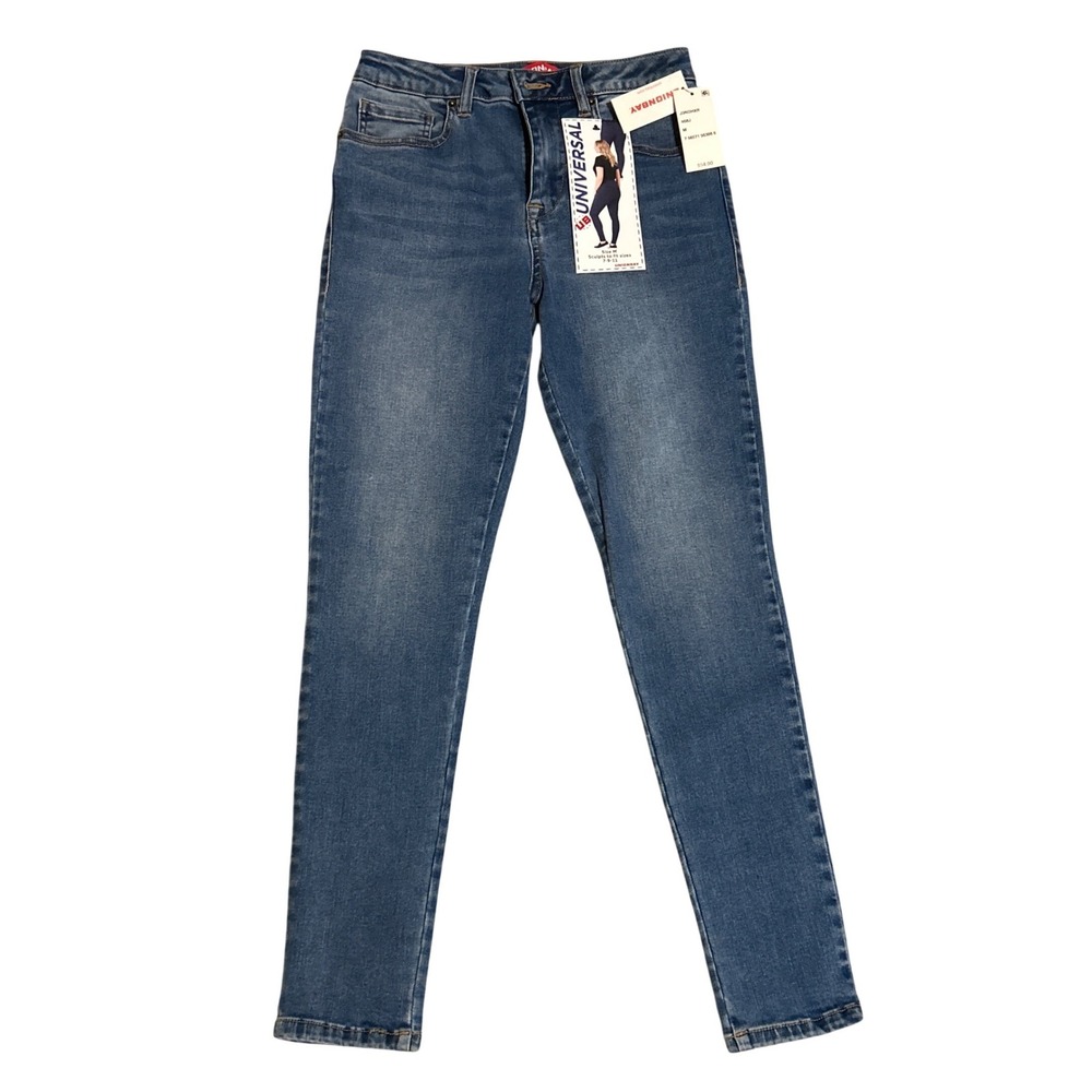 Unionbay UB Universal High Rise Skinny Jeans Medium Wash Blue Size M 7-9-11 NEW